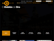Tablet Screenshot of doblondeoro.com